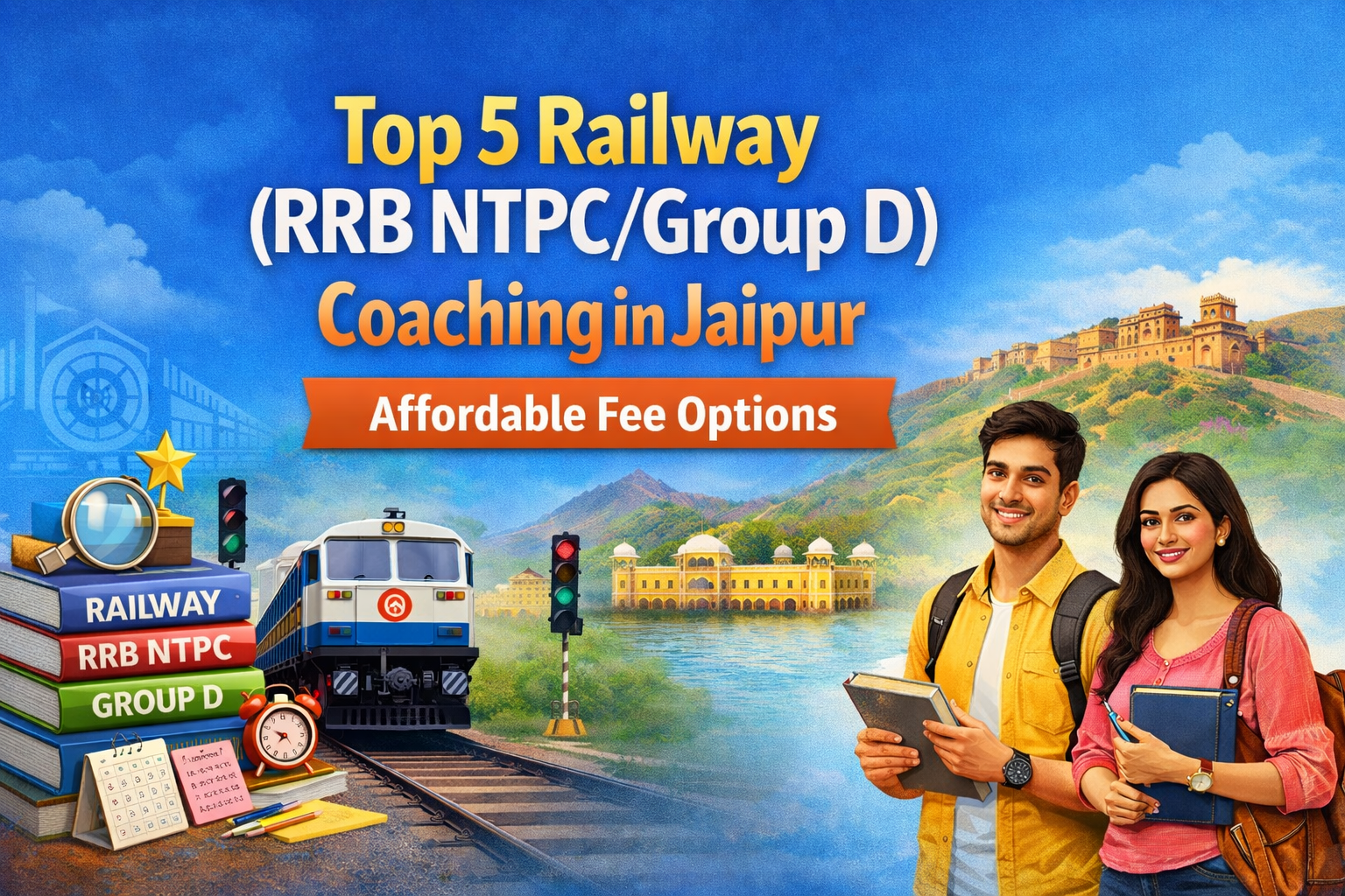 Top 5 Railway (RRB NTPC/Group D) Coaching in Jaipur: Affordable Fee Options